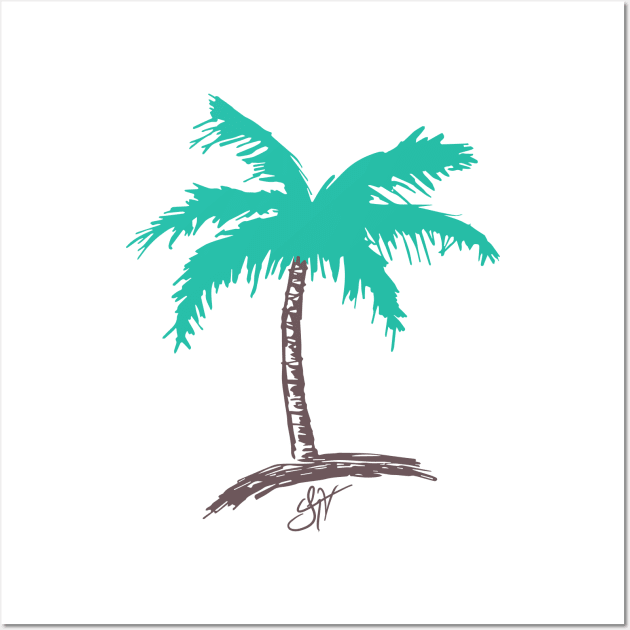 Jhoni The Voice "OG Palm Big" Tee Wall Art by jhonithevoice